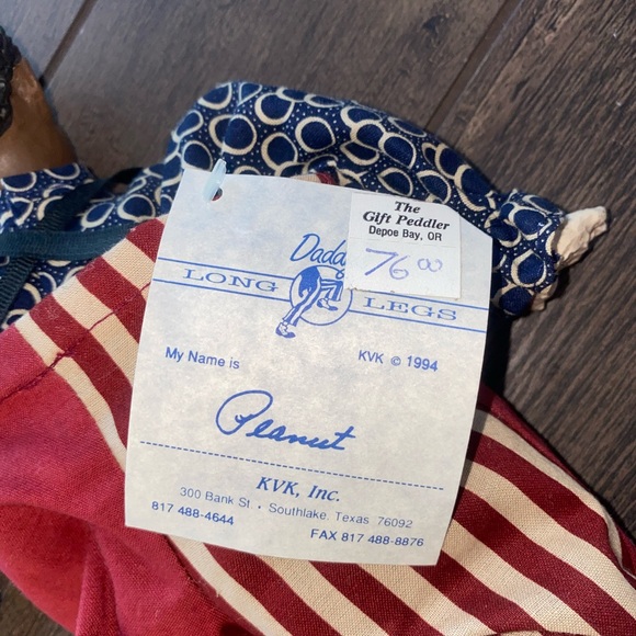 Vintage Daddy's Long Legs Doll PEANUT Clown by Designer Karen Germany COA - Picture 12 of 14